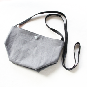 Gray Box Crossbody Bag