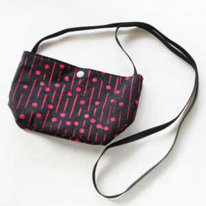 Crossbody Bag with Kimono Style pattern